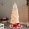 6ft. Pre-Lit White Artificial Christmas Tree, Warm White LED Lights